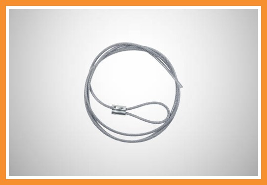Cabo de aço com laço