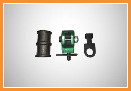 Trava interna para porta de aço