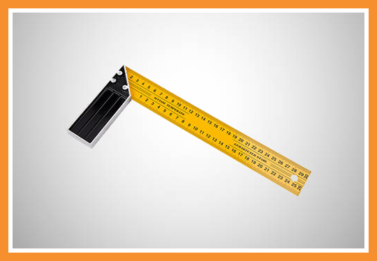 Esquadro de alumínio