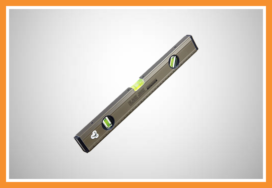 Nível de alumínio reforçado com base magnética