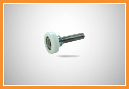 Rodízio de nylon para guia de portão basculante