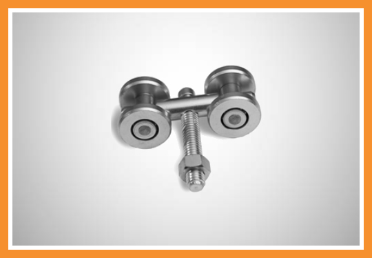 Rodízio quadruplo para mini guia