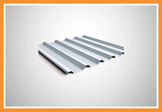 Telha simples galvanizada trapézio 25