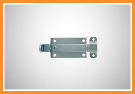 Trinco chato de ferro galvanizado